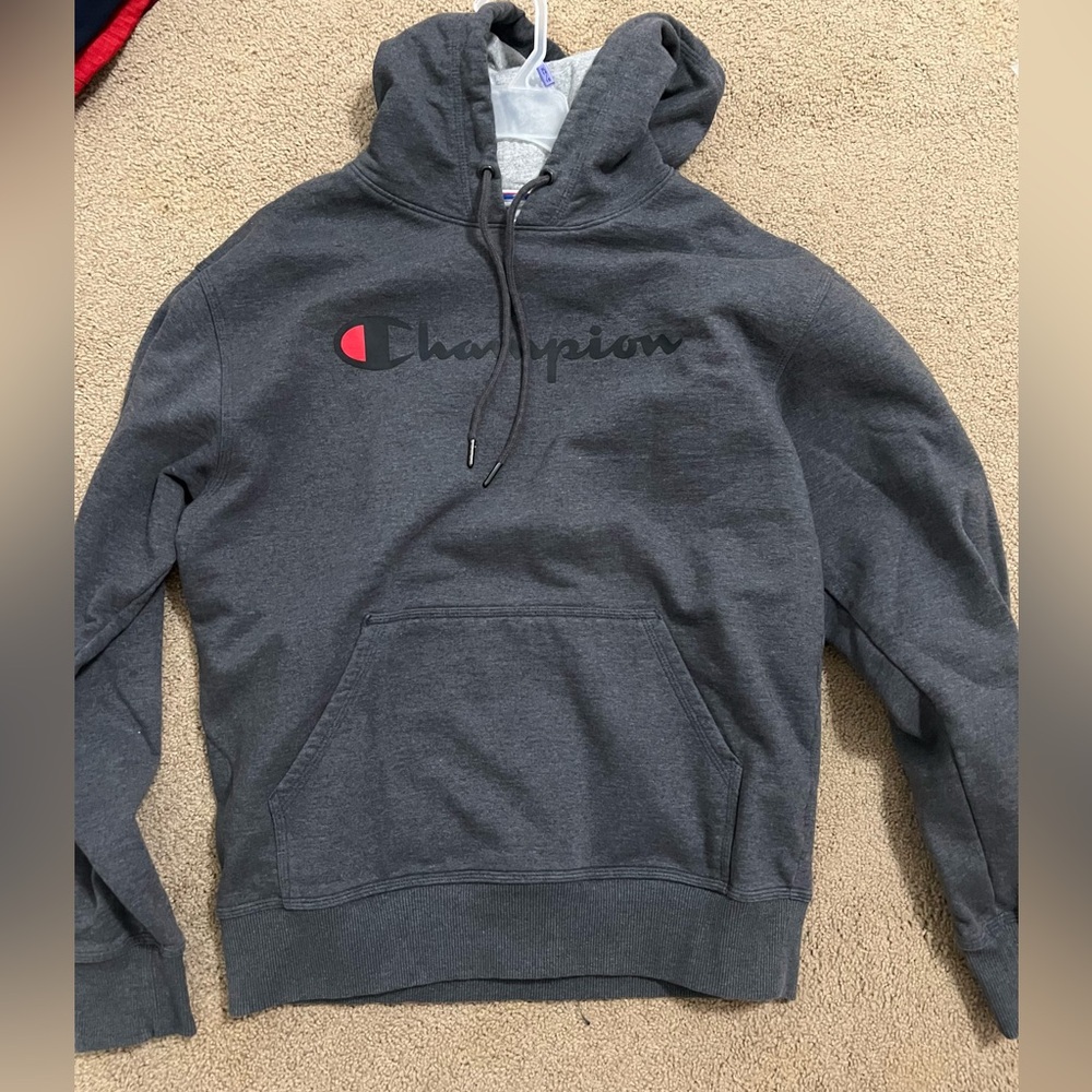 Champion Charcoal gray hoodie